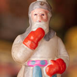 Antique Christmas ornament SANTA