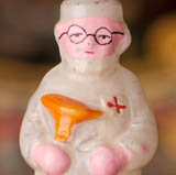 Antique Christmas ornament DOCTOR