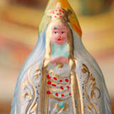 Antique Christmas ornament SWAN PRINCESS