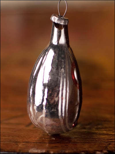 Antique Christmas ornament MUSICAL INSTRUMENT