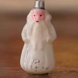 Antique miniature Christmas ornament SANTA