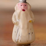 Antique miniature Christmas ornament SANTA