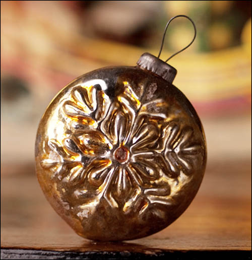 Antique Christmas ornament SNOWFLAKE