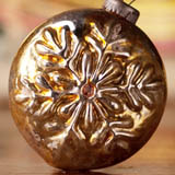 Antique Christmas ornament SNOWFLAKE