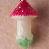 Antique Christmas ornament MUSHROOM
