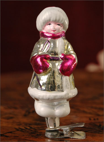 Antique Christmas ornament COSSAK BOY