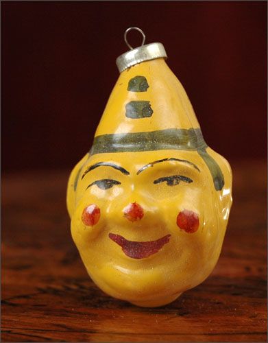 Antique Christmas ornament CLOWN