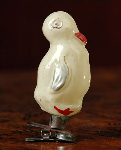 Old Christmas ornament DUCKLING