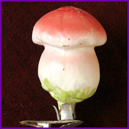 Antique Christmas ornament MUSHROOM