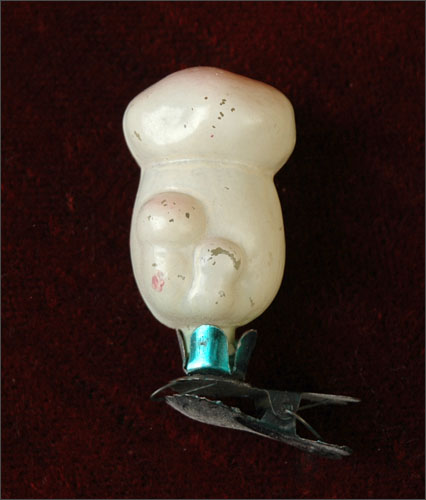 Antique Christmas ornament MUSHROOM