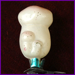 Antique Christmas ornament MUSHROOM