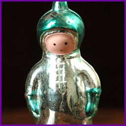 Antique Christmas ornament SPACEMAN