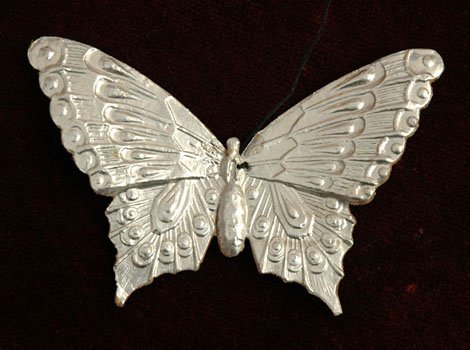 Antique Christmas ornament BUTTERFLY