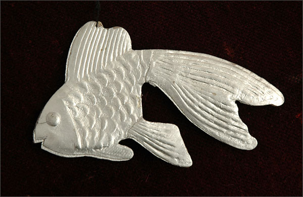 Antique Christmas ornament FISH
