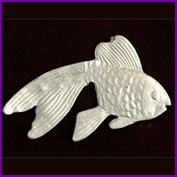 Antique Christmas ornament FISH