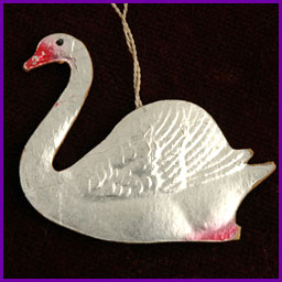 Antique Christmas ornament SWAN