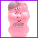 Vintage Christmas glass ornament PIGLET