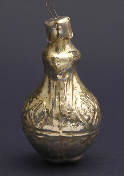 Vintage Christmas glass ornament AMPHORA