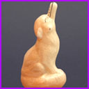 Vintage Christmas glass ornament FOX