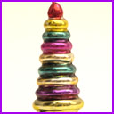Vintage Christmas glass ornament CHRISTMAS TREE