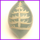 Vintage Christmas glass ornament CHRISTMAS TREE