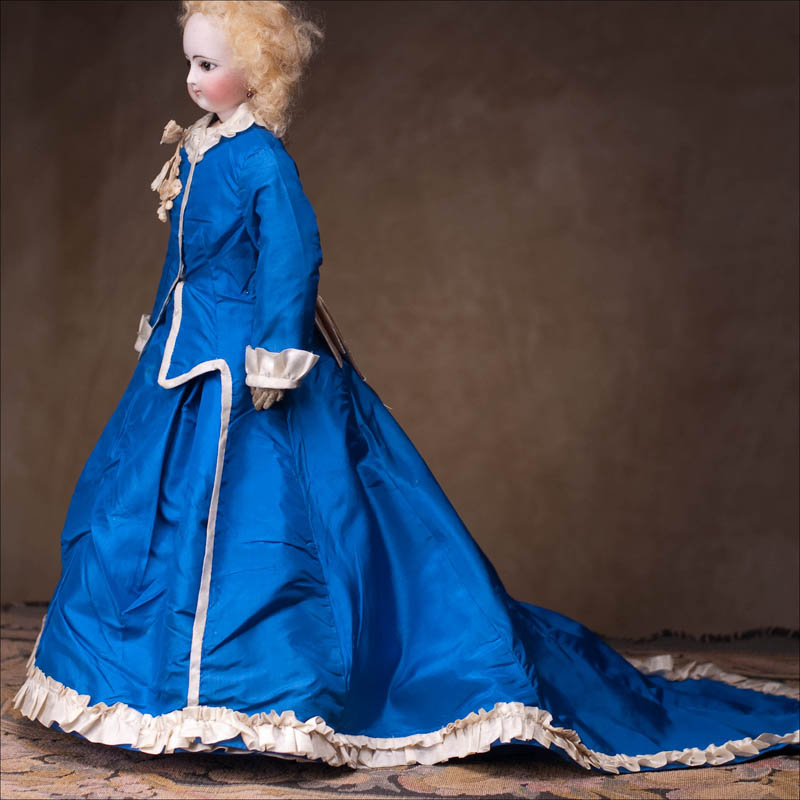 Antique Blue Fashion Dress