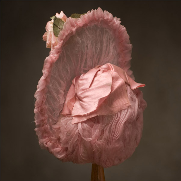 Pink Gauze Bonnet