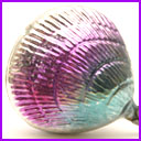 Antique CHRISTMAS glass ornament PEARL SHELL