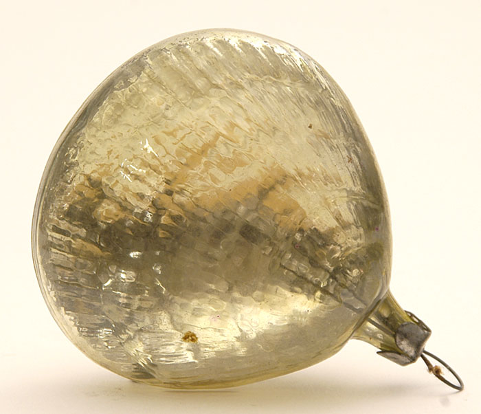 Antique CHRISTMAS glass ornament SHELL