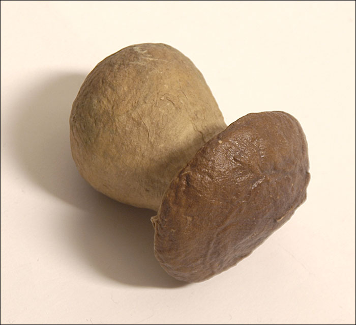 Antique Cotton Christmas ornament MUSHROOM