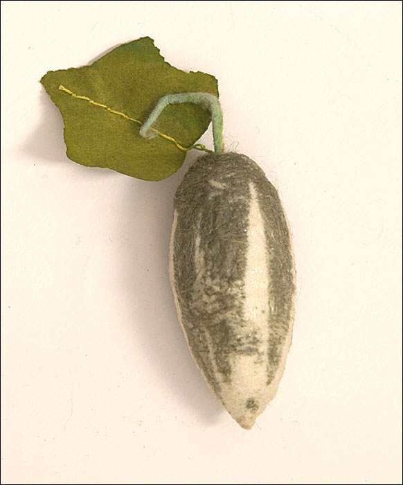 Antique Cotton Christmas ornament PICKLE