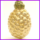 Vintage Christmas glass ornament PINEAPPLE
