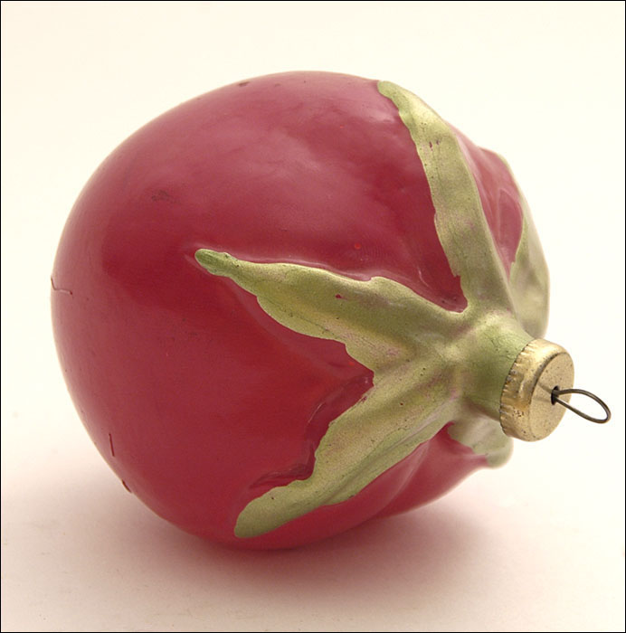 Vintage Christmas ornament TOMATO