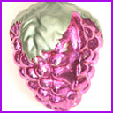 Vintage Christmas ornament RASPBERRY