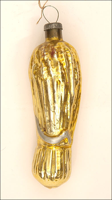 Vintage Christmas ornament SHEAF with SICKLE