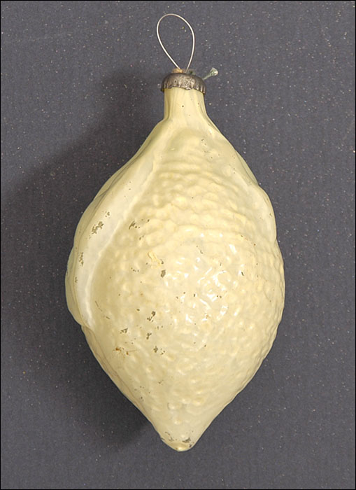 Vintage Christmas ornament LEMON
