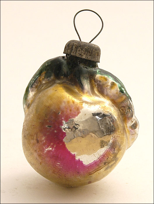 Vintage Christmas ornament APPLE