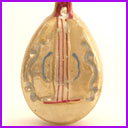 Antique CHRISTMAS glass ornament BASS-VIOL