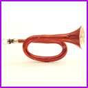 Antique CHRISTMAS glass ornament TROMBONE