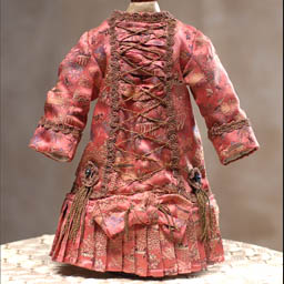 Antique Old Silk East dress fits Jumeau Bru DOLL 21-23