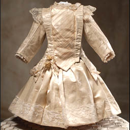 Antique Couturier French dress fits Jumeau Bru DOLL 25-28
