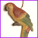 Old Dresden Christmas ornament PARAKEET