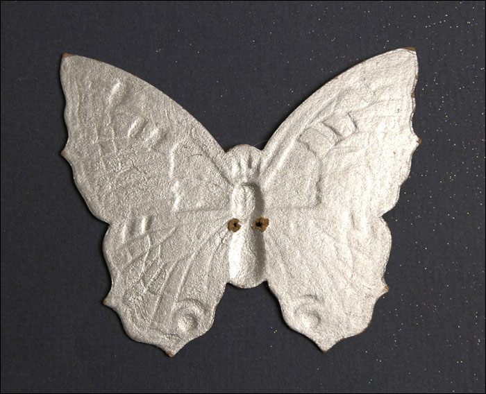 Old Dresden Christmas ornament BUTTERFLY