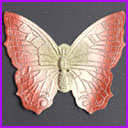 Old Dresden Christmas ornament BUTTERFLY