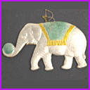 Old Dresden Christmas ornament CIRCUS ELEPHANT