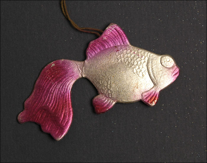 Old Dresden Christmas ornament FISH