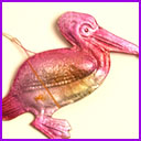 Old Dresden Christmas ornament PELICAN
