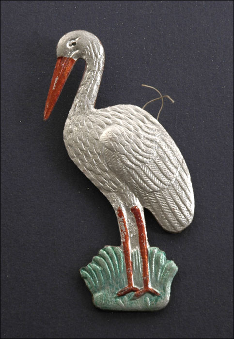 Old Dresden Christmas ornament HERON