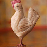 Antique cotton Christmas ornament HEN