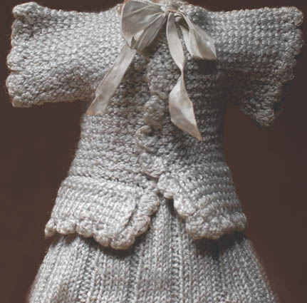 Knitted original dress